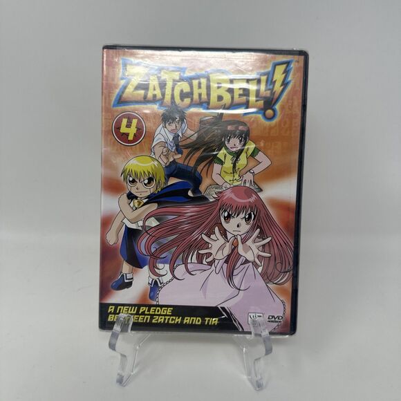 Zatch Bell Vol 4 A New Pledge Zatch and Tia DVD 2006 Sealed Anime - Picture 1 of 3